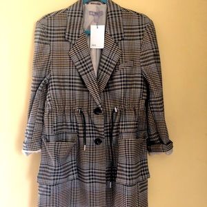 ASOS plaid blazer jacket